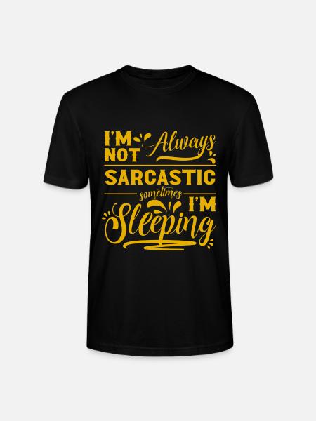 Schläfer Langschläfer Faul - Stanley/Stella Unisex Bio-T-Shirt CRAFTER - Schwarz