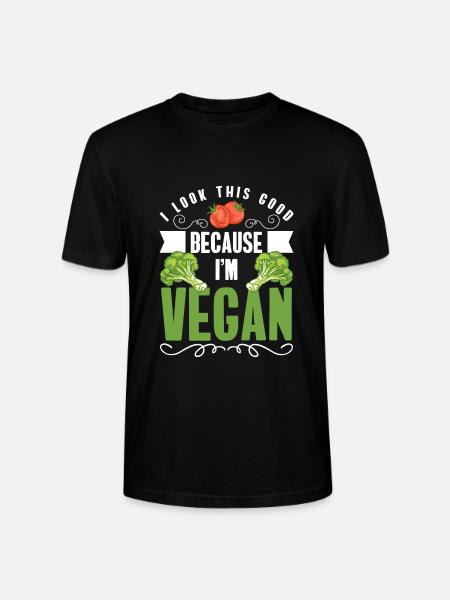 Veganismus Veggie Ernährung Bio - Stanley/Stella Unisex Bio-T-Shirt CRAFTER - Schwarz