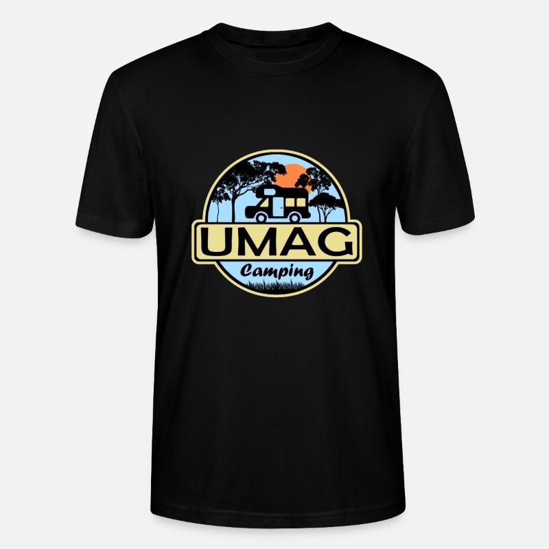 Umag Camping - Stanley/Stella Unisex Bio-T-Shirt CRAFTER - Schwarz