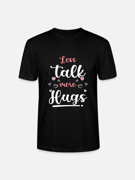 Cuddling Cuddly Relationship Family - Stanley/Stella CRAFTER Unisex Organic T-Shirt - black