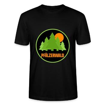 Pfälzerwald - Stanley/Stella Unisex Bio-T-Shirt CRAFTER - Schwarz - Vorne - Alina (178cm) & Michal (187cm)