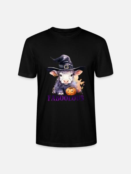 Halloween Pumpkin Horror - Stanley/Stella CRAFTER Unisex Organic T-Shirt - black