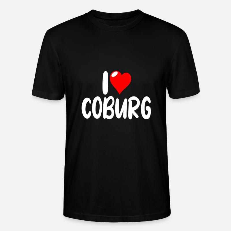 Coburg - Stanley/Stella Unisex Bio-T-Shirt CRAFTER - Schwarz