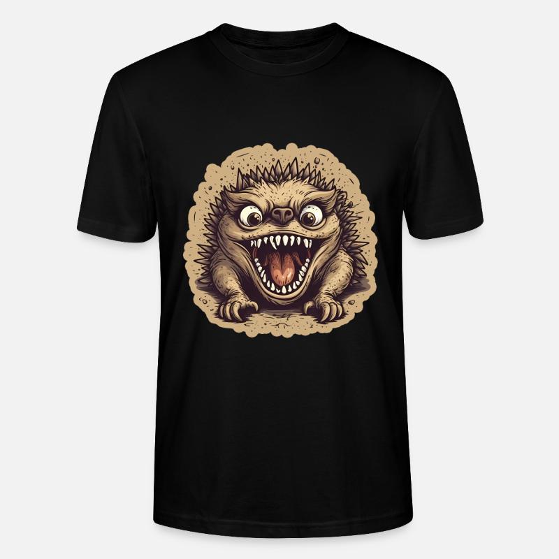 Igel Halloween Horror - Stanley/Stella Unisex Bio-T-Shirt CRAFTER - Schwarz