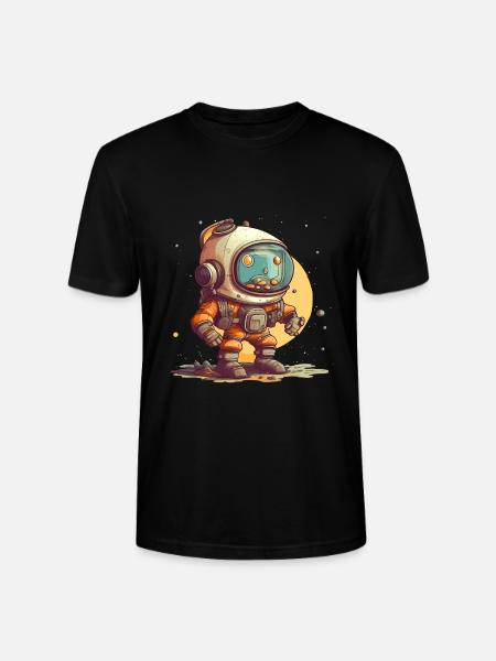 Astronaut - Stanley/Stella Unisex Bio-T-Shirt CRAFTER - Schwarz