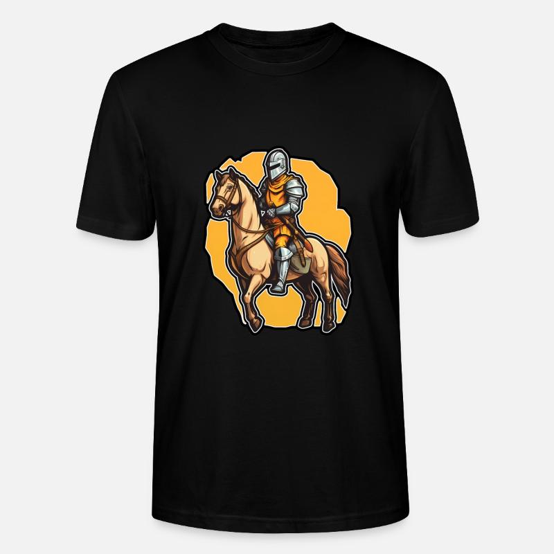 Chevalier Cavalier - T-shirt bio CRAFTER Stanley Stella Unisexe - noir