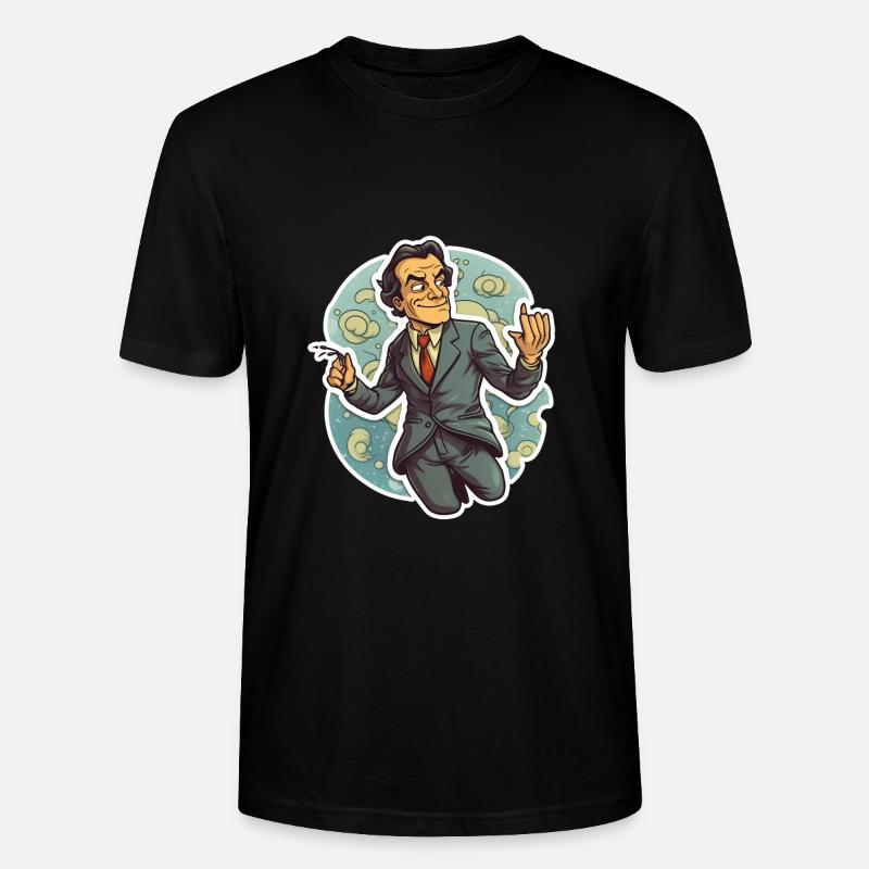 Richard Feynman - Stanley/Stella Unisex Bio-T-Shirt CRAFTER - Schwarz