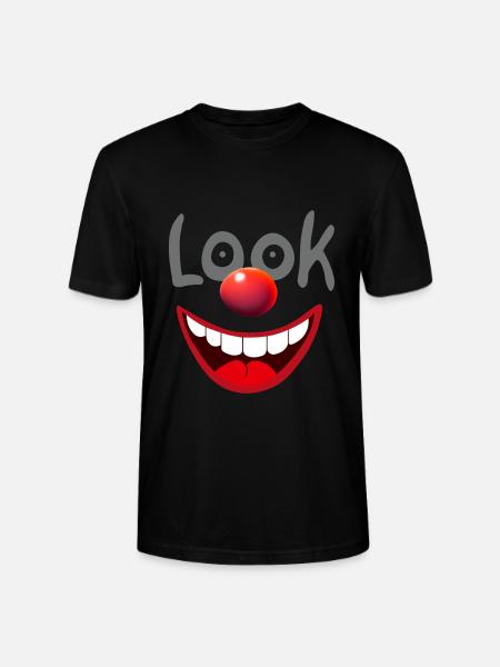 Clown Look - Stanley/Stella CRAFTER Unisex Organic T-Shirt - black