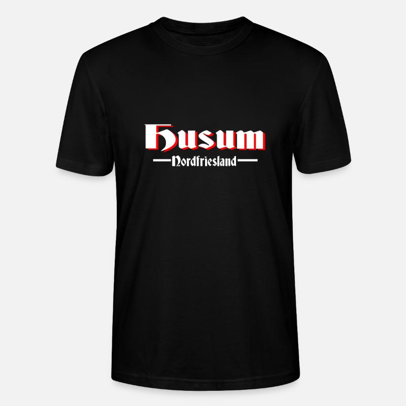 Husum - Stanley/Stella Unisex Bio-T-Shirt CRAFTER - Schwarz