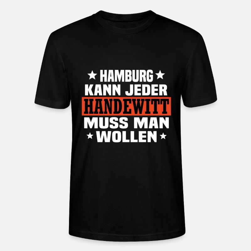 Handewitt - Stanley/Stella Unisex Bio-T-Shirt CRAFTER - Schwarz