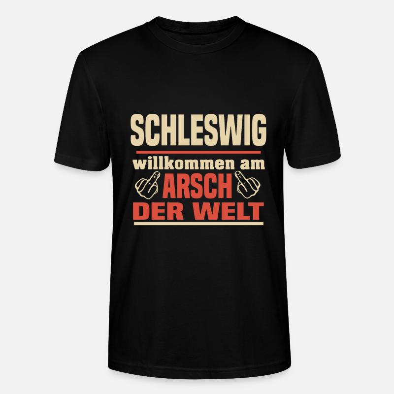 Schleswig - Stanley/Stella Unisex Bio-T-Shirt CRAFTER - Schwarz