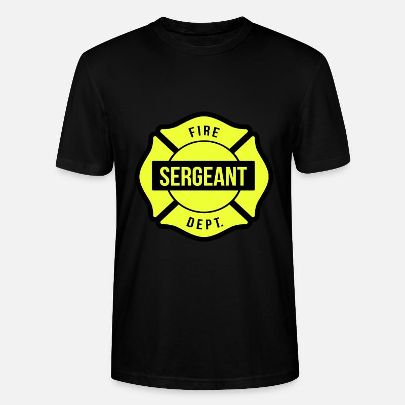 Feuerwehr Sergeant - Stanley/Stella Unisex Bio-T-Shirt CRAFTER - Schwarz