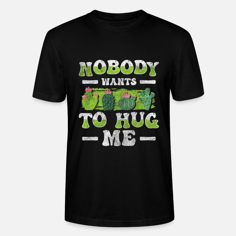 Cactus épines jardinier - T-shirt bio CRAFTER Stanley Stella Unisexe - noir