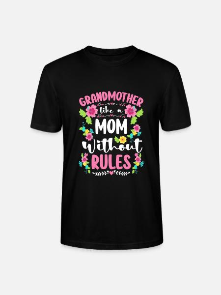 Grand-père grand-mère bébé - T-shirt bio CRAFTER Stanley Stella Unisexe - noir