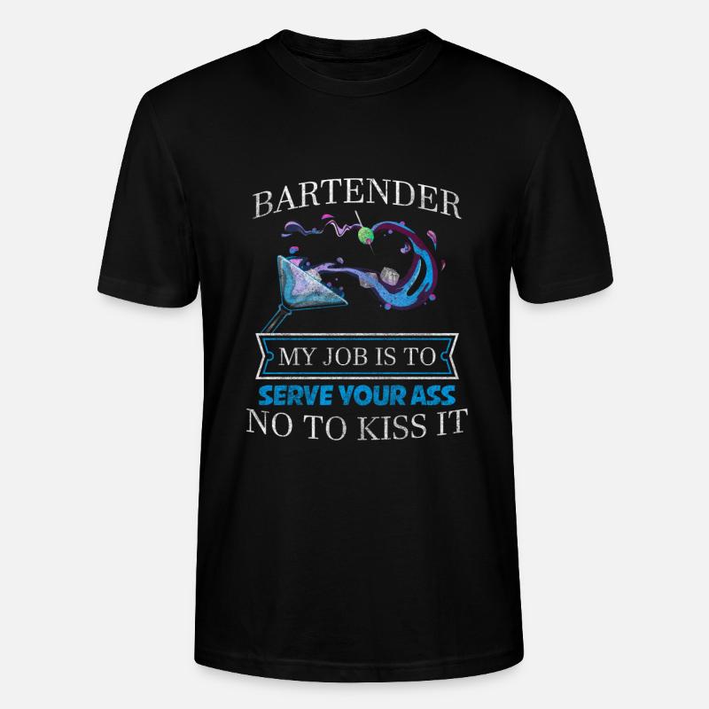 Bar Disco Boissons - T-shirt bio CRAFTER Stanley Stella Unisexe - noir