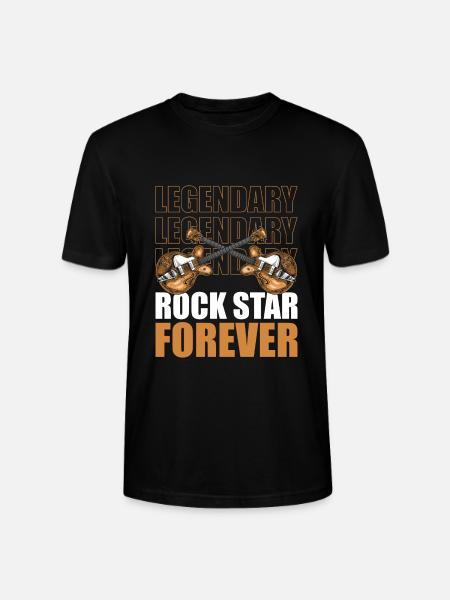 Music Band Concert - Stanley/Stella CRAFTER Unisex Organic T-Shirt - black