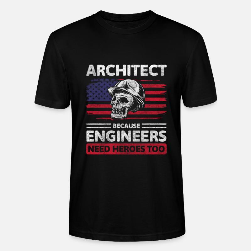 Architecte Constructeur - T-shirt bio CRAFTER Stanley Stella Unisexe - noir
