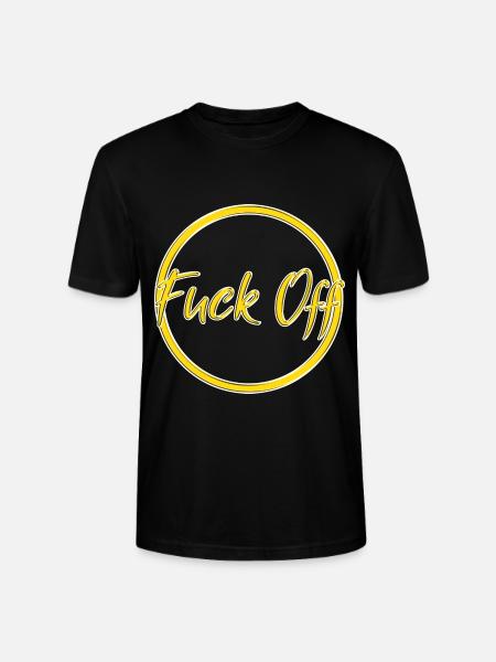 fuck off - Stanley/Stella CRAFTER Unisex Organic T-Shirt - black