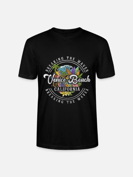 Plage, Mer, Sable, Voyage - T-shirt bio CRAFTER Stanley Stella Unisexe - noir