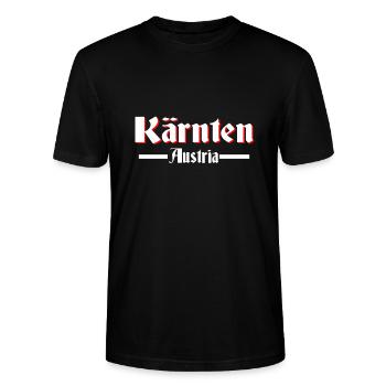 Kärnten - Stanley/Stella Unisex Bio-T-Shirt CRAFTER - Schwarz - Vorne - Alina (178cm) & Michal (187cm)