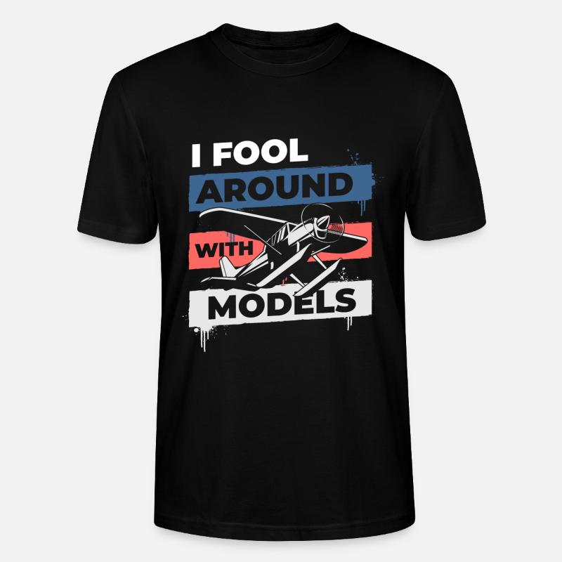 Model Builder Voltige aérienne - T-shirt bio CRAFTER Stanley Stella Unisexe - noir