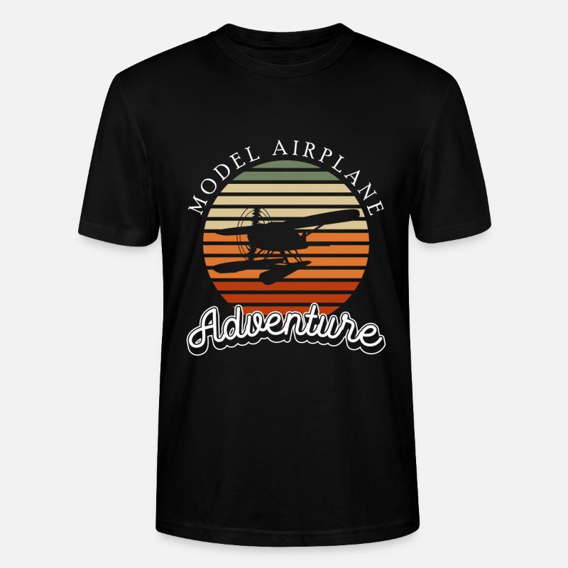Model Maker Sky Model - Stanley/Stella CRAFTER Unisex Organic T-Shirt - black