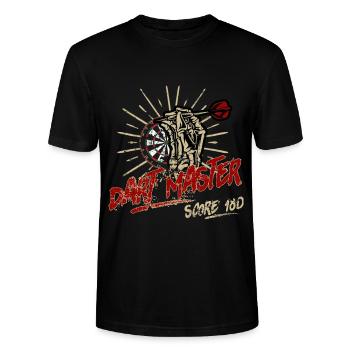 Dart Master - Stanley/Stella Unisex Bio-T-Shirt CRAFTER - Schwarz - Vorne - Alina (178cm) & Michal (187cm)