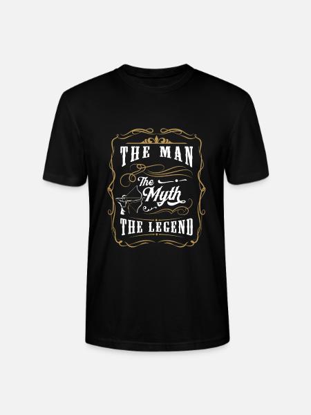 Sagittarius, Chase, Aiming, Target - Stanley/Stella CRAFTER Unisex Organic T-Shirt - black