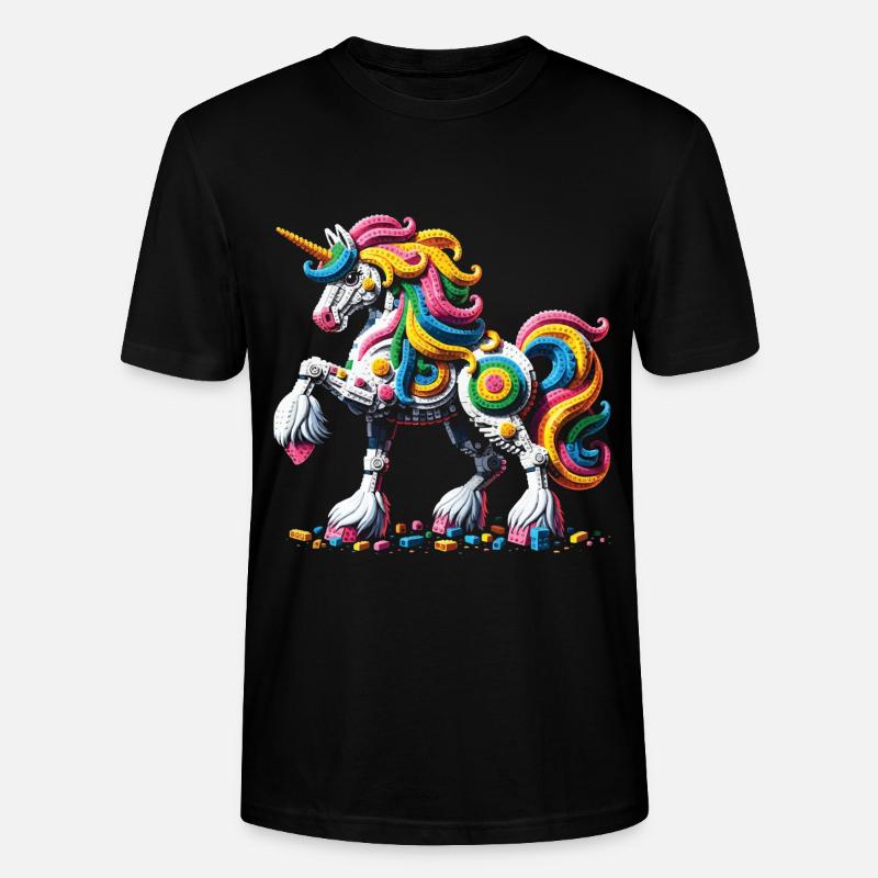 Expert Master Builder Bricks - Stanley/Stella CRAFTER Unisex Organic T-Shirt - black
