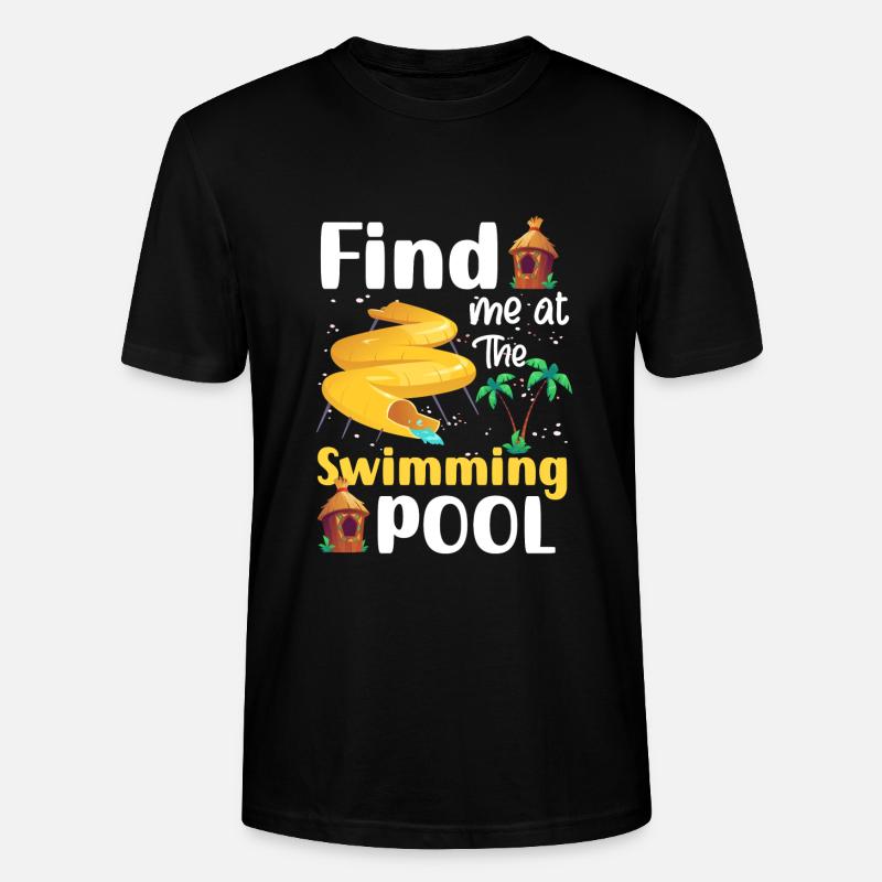 Plongée d’été en piscine - T-shirt bio CRAFTER Stanley Stella Unisexe - noir