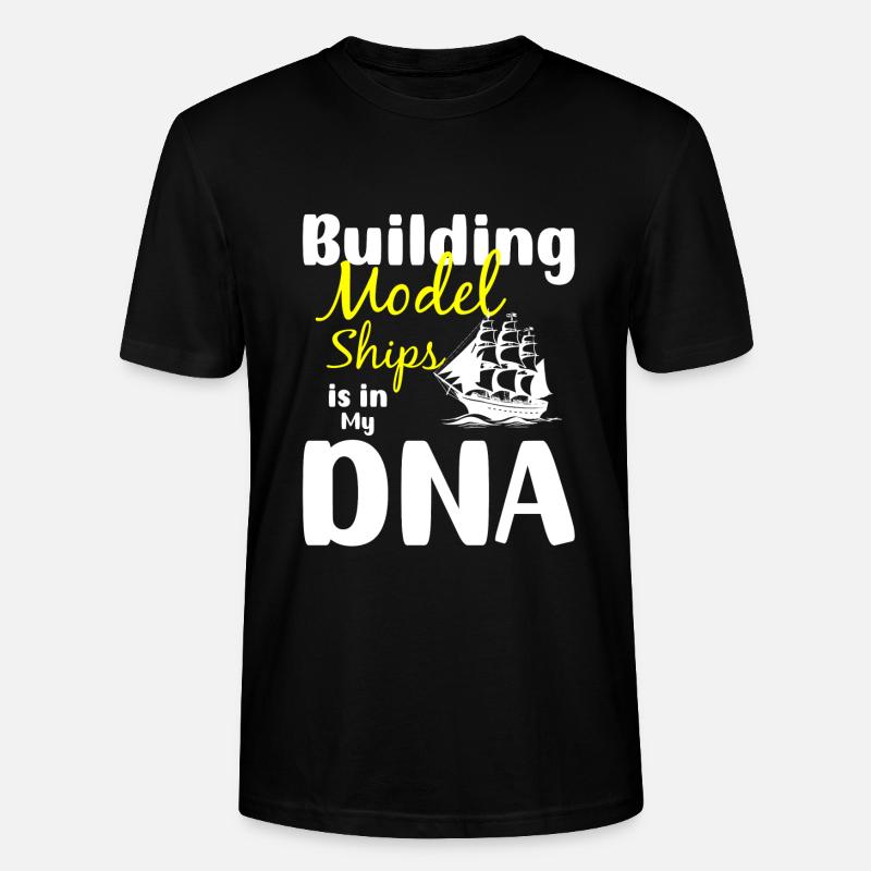 Schiff Hobby Wasser Modellbauer - Stanley/Stella Unisex Bio-T-Shirt CRAFTER - Schwarz