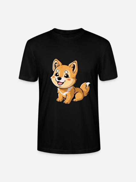 Découvrez le charmant chiot dingo - T-shirt bio CRAFTER Stanley Stella Unisexe - noir