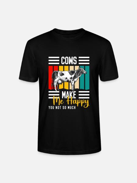 Cow Farmer - Stanley/Stella CRAFTER Unisex Organic T-Shirt - black