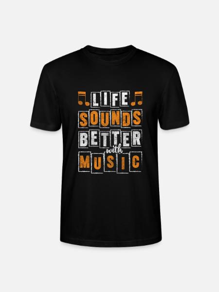 Music Band Musical Orchestra - Stanley/Stella CRAFTER Unisex Organic T-Shirt - black
