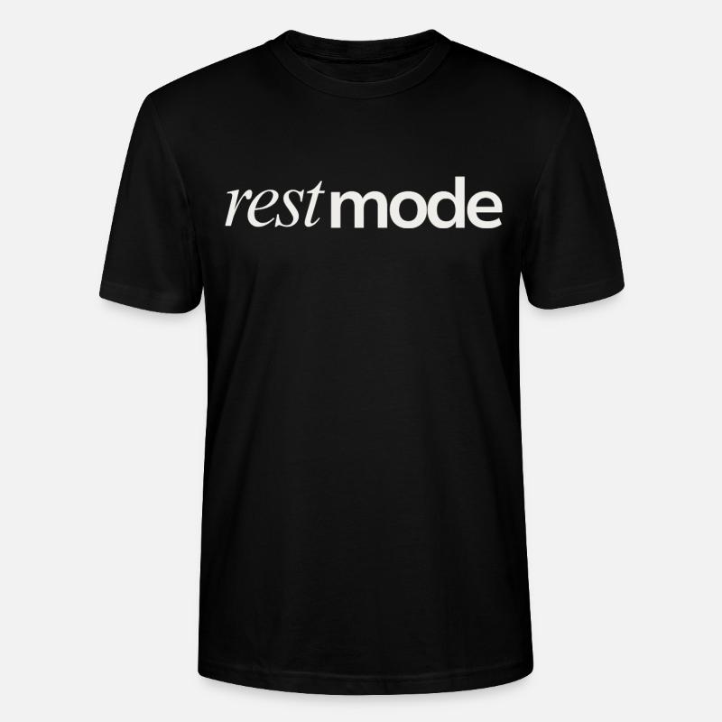 Rest Mode Mood - Stanley/Stella Unisex Bio-T-Shirt CRAFTER - Schwarz