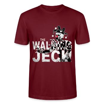 The walking jeck carnaval bestseller shirt - T-shirt bio CRAFTER Stanley Stella Unisexe - bordeaux - Devant - Alina (178cm) & Michal (187cm)