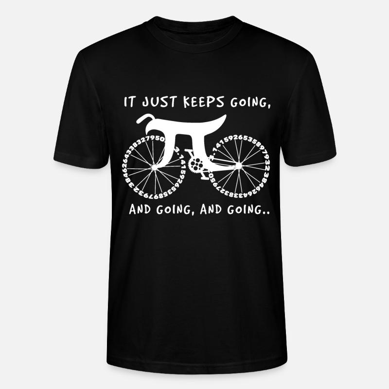 Math cyclist - Stanley/Stella CRAFTER Unisex Organic T-Shirt - black