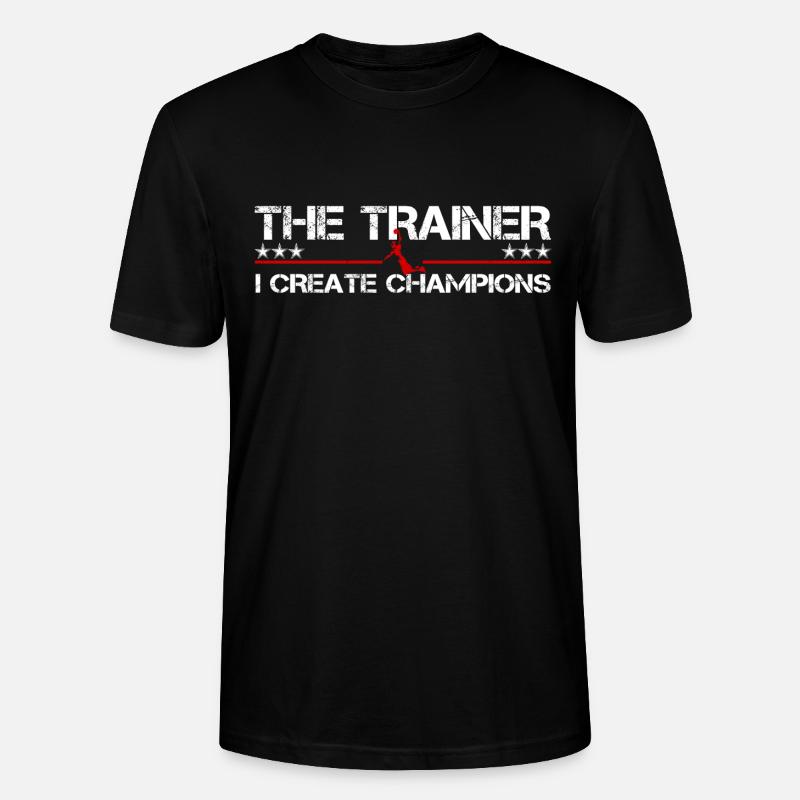 Bester Basketball Trainer - Stanley/Stella Unisex Bio-T-Shirt CRAFTER - Schwarz