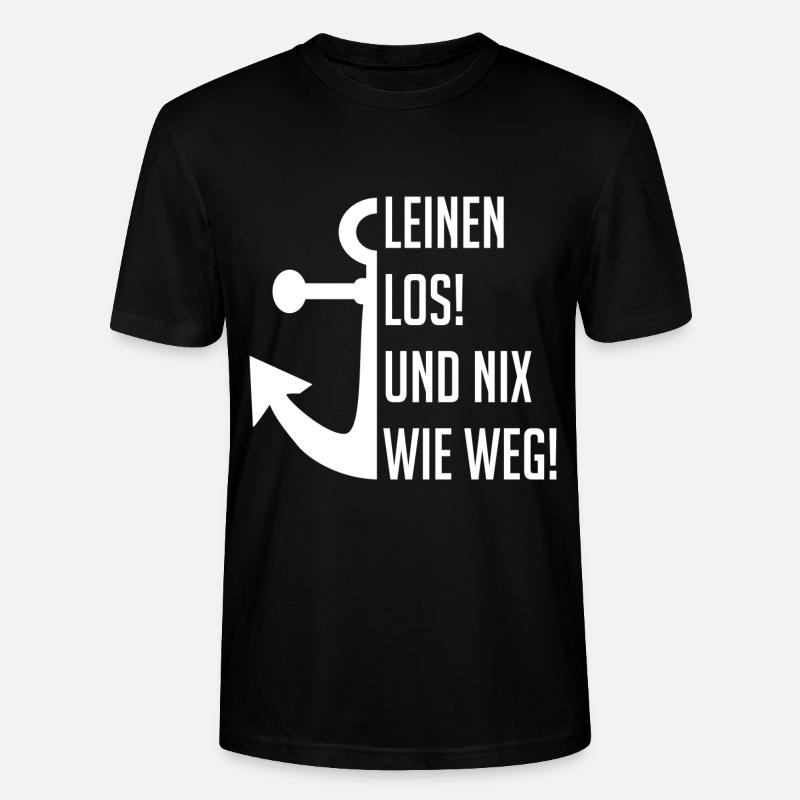Leinen los! - Stanley/Stella Unisex Bio-T-Shirt CRAFTER - Schwarz