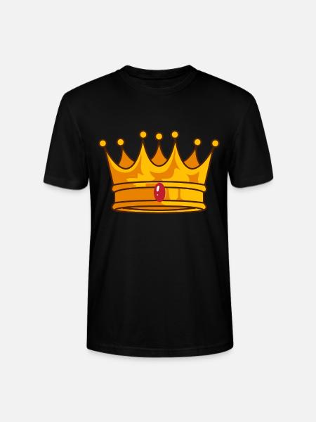 Golden Crown - Stanley/Stella CRAFTER Unisex Organic T-Shirt - black