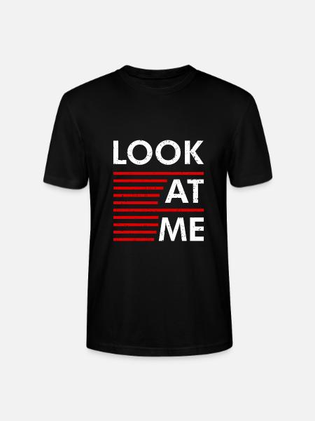Statement Look At Me - Stanley/Stella CRAFTER Unisex Organic T-Shirt - black