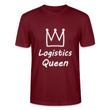 Les rois du transport - T-shirt bio CRAFTER Stanley Stella Unisexe - bordeaux - Devant - Alina (178cm) & Michal (187cm)
