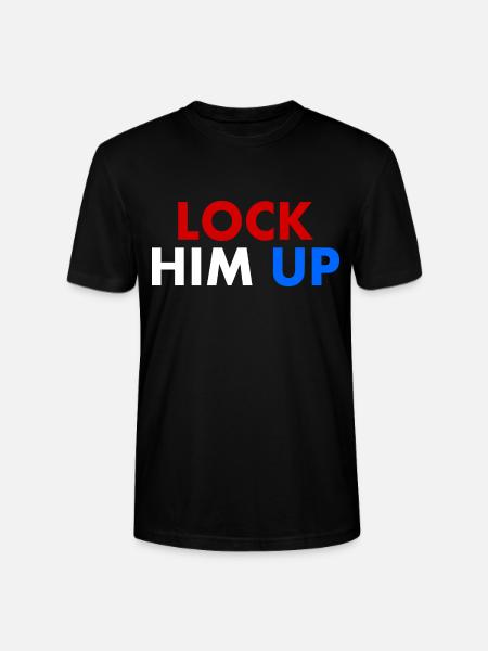 Lock him up - Stanley/Stella CRAFTER Unisex Organic T-Shirt - black