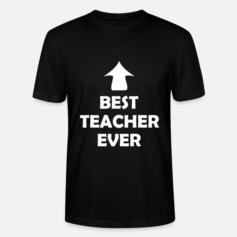 Der beste Klassenlehrer - Stanley/Stella Unisex Bio-T-Shirt CRAFTER - Schwarz