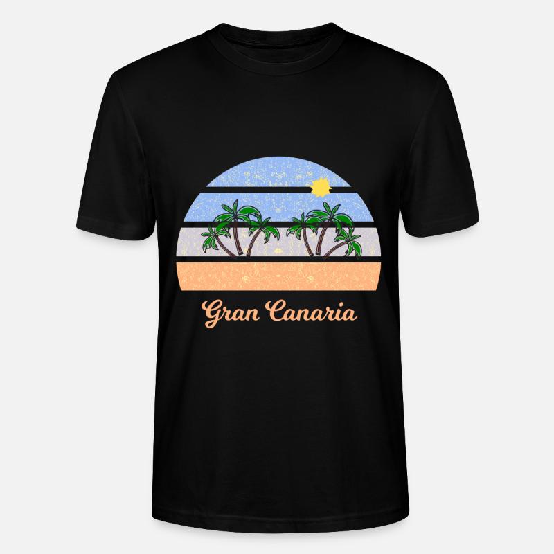 Vacances à Gran Canaraia - T-shirt bio CRAFTER Stanley Stella Unisexe - noir