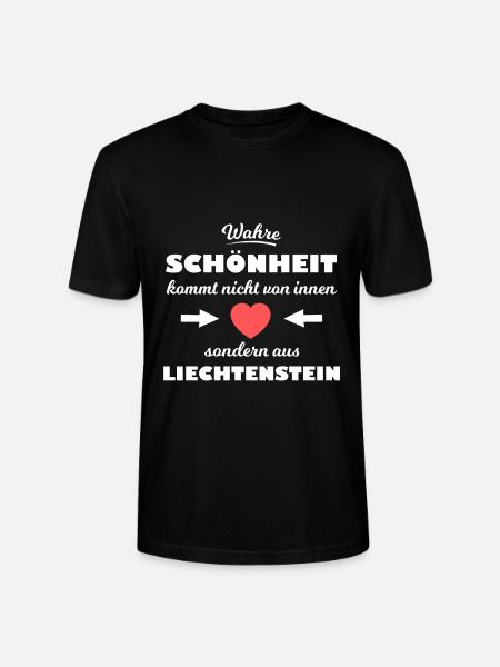 The beauty of Liechtenstein - Stanley/Stella CRAFTER Unisex Organic T-Shirt - black