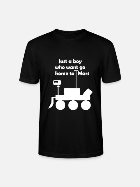Excursion into space - Stanley/Stella CRAFTER Unisex Organic T-Shirt - black