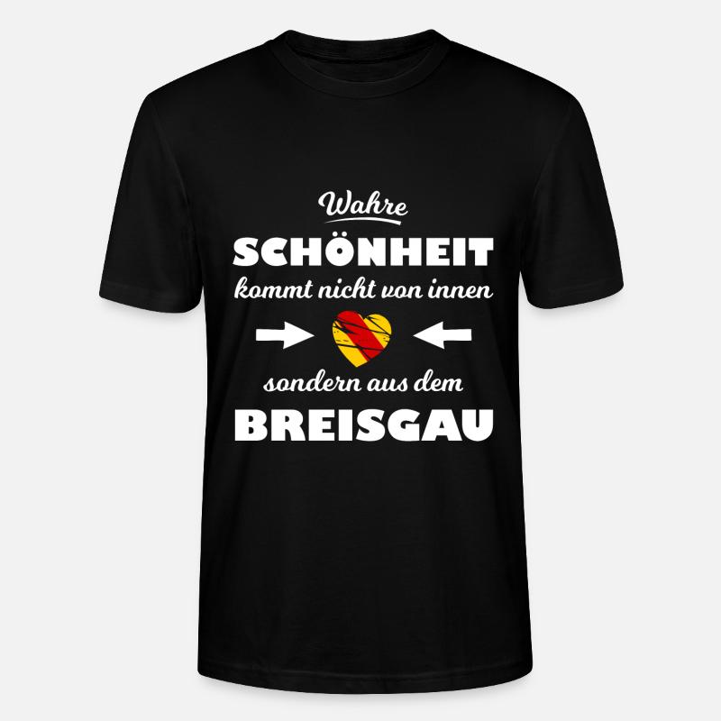 La beauté du Breisgau - T-shirt bio CRAFTER Stanley Stella Unisexe - noir
