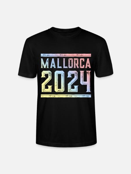 Mallorca 2024 Bunt - Stanley/Stella Unisex Bio-T-Shirt CRAFTER - Schwarz