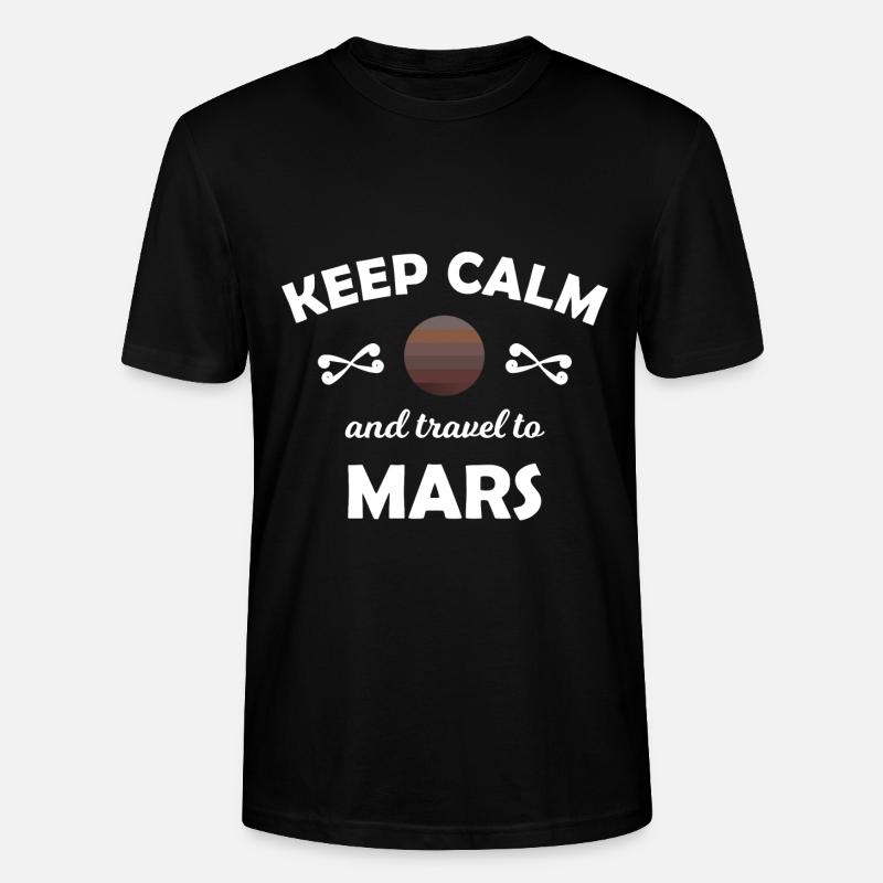 L’espace et les missions spatiales - T-shirt bio CRAFTER Stanley Stella Unisexe - noir